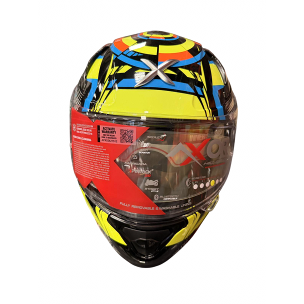Шлем AXOR APEX VIVID D/V, цвет мультиколор (L) напрямую от производителя МотоВелоЗавод