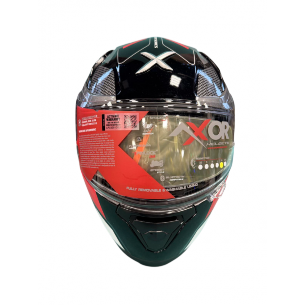 Шлем AXOR APEX TURBINE D/V, цвет черный/красный/серый (XL) напрямую от производителя МотоВелоЗавод
