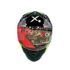 Шлем AXOR APEX TURBINE D/V, цвет черный/неон/серый <span>(XL)</span>