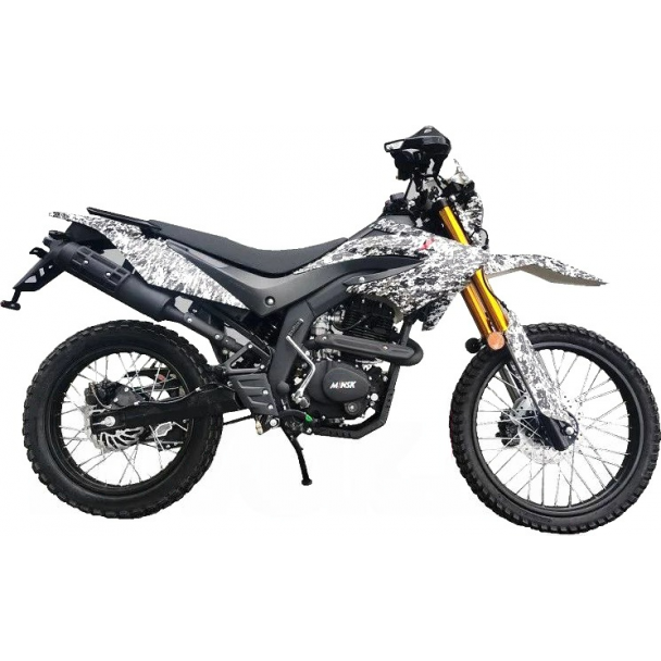 Мотоцикл MINSK X 250 белый камуфляж напрямую от производителя МотоВелоЗавод