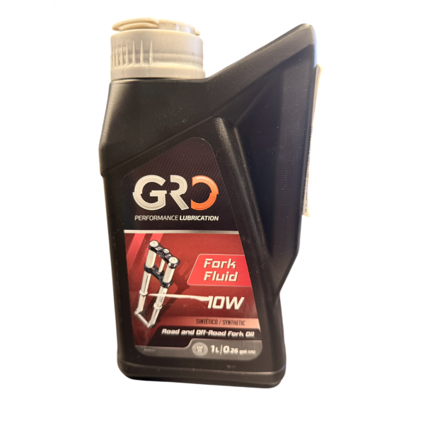 Масло вилочное GRO FORK FLUID SAE 10W 100% Synthetic 1 л. напрямую от производителя МотоВелоЗавод