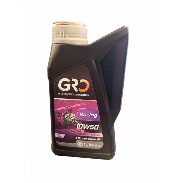 Масло моторное для мотоциклов GRO Racing 10W50 напрямую от производителя МотоВелоЗавод