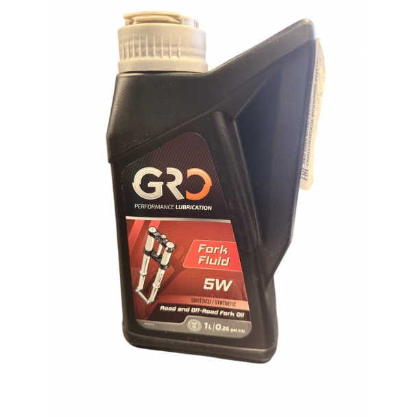 Масло вилочное GRO FORK FLUID SAE 5W 100% Synthetic 1 л. напрямую от производителя МотоВелоЗавод