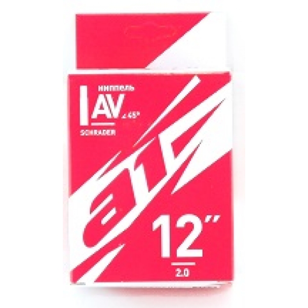 Камера велосипедная А1 Артикул 12 1/2*21/4, TR87 45*70 AV 35mm напрямую от производителя МотоВелоЗавод