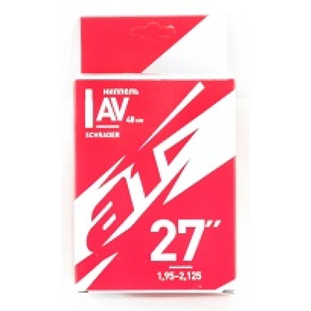 Камера велосипедная А1 27.5x1.95/2.125 AV 48mm напрямую от производителя МотоВелоЗавод