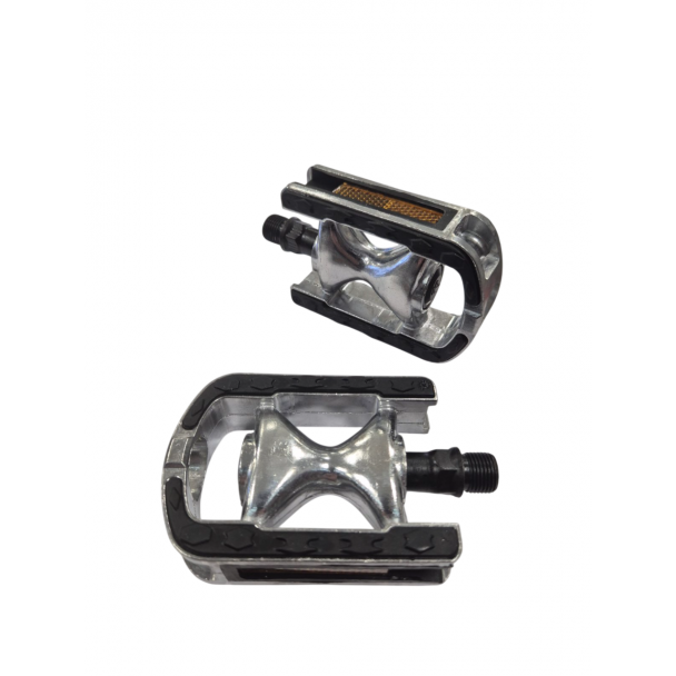 Педали FEIMIN FP-920B, 101*69 мм, 9/16" серебро, алюминий напрямую от производителя МотоВелоЗавод