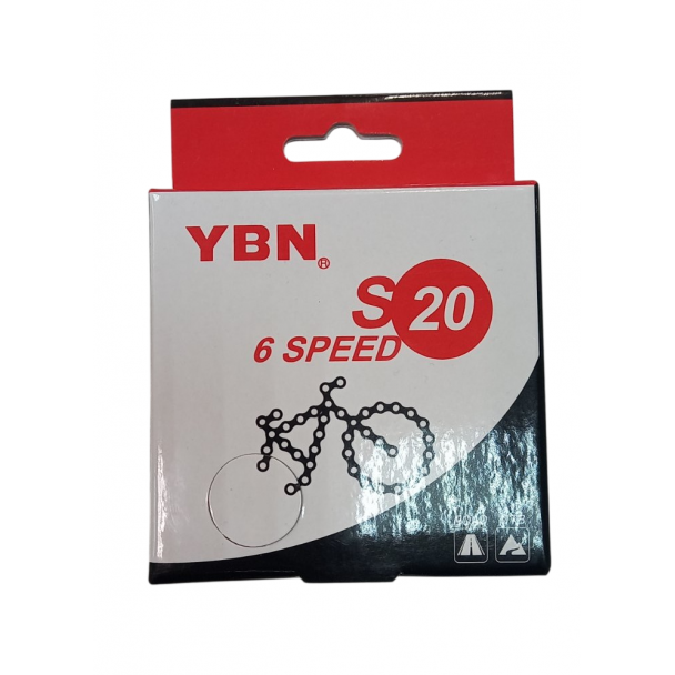 Цепь YBN S20 1/2" х 3/32"*116L, 6 скоростей напрямую от производителя МотоВелоЗавод