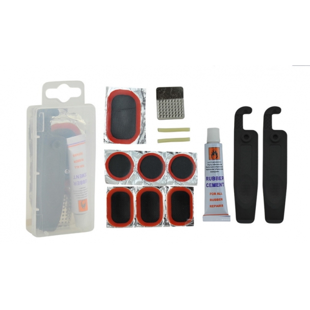 Аптечка А1, клей, 7 латок, зачистка, 2 бортировочные лопатки, GD17-643 напрямую от производителя МотоВелоЗавод