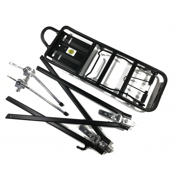 Багажник А1,алюминий,в упаковке,24-28",черный, GD25-605 напрямую от производителя МотоВелоЗавод