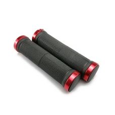 Грипсы А1,с фиксатором,130 мм, красные, GD21-609