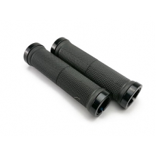 Грипсы А1,с фиксатором,130 мм, черные, GD21-609