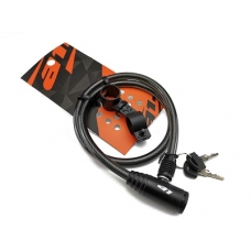 Замок велосипедный А1, 10*800 мм, с ключом, черный, GD11-905